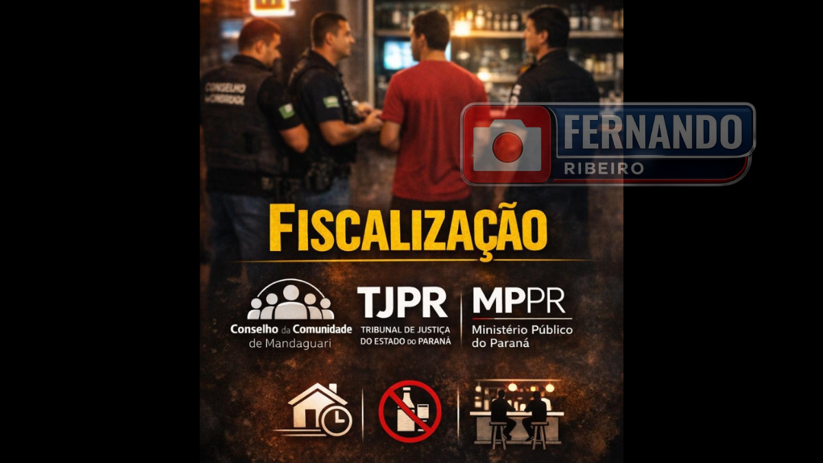 Fiscalização em Mandaguari identifica descumprimento de medidas restritivas por condenados que cumprem penas alternativas